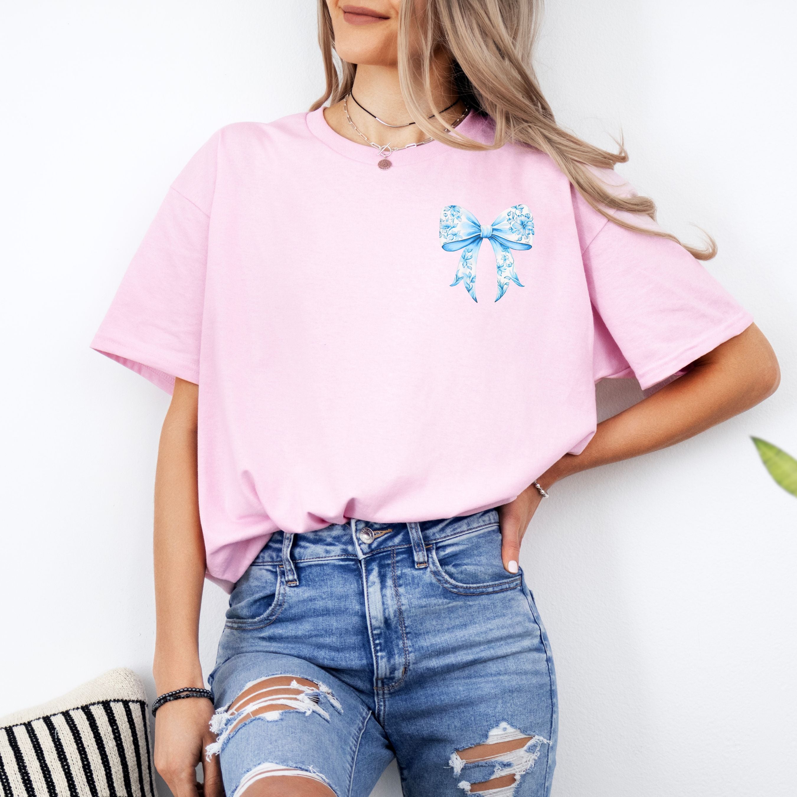 Bless Your Heart T-Shirt | Blue Chinoiserie Southern Saying