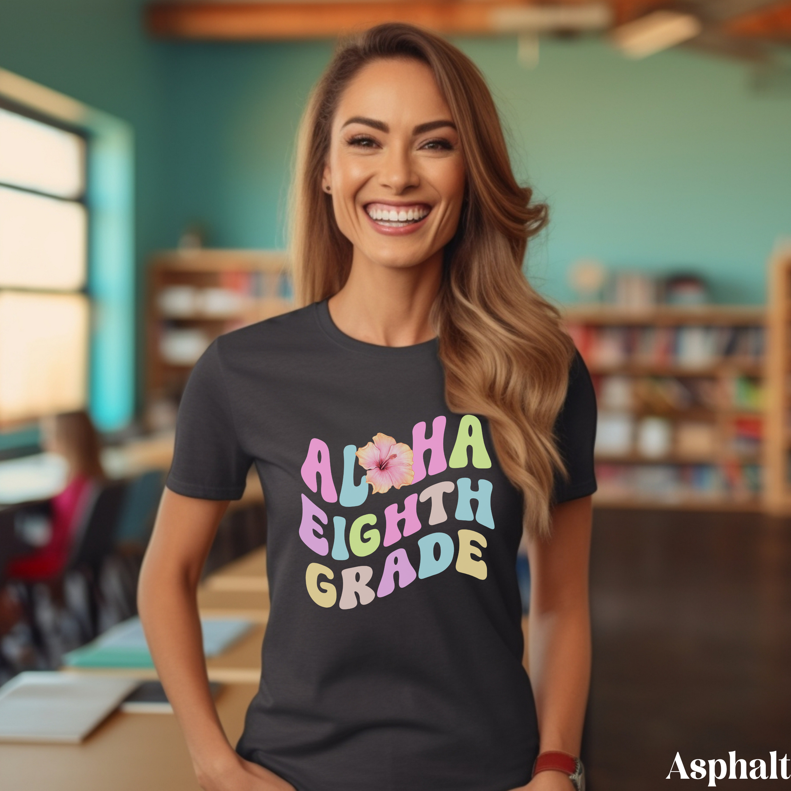 Personalized Grade Teacher Shirt | Custom Teacher Tee, Summer Vibes or Back to School Shirt