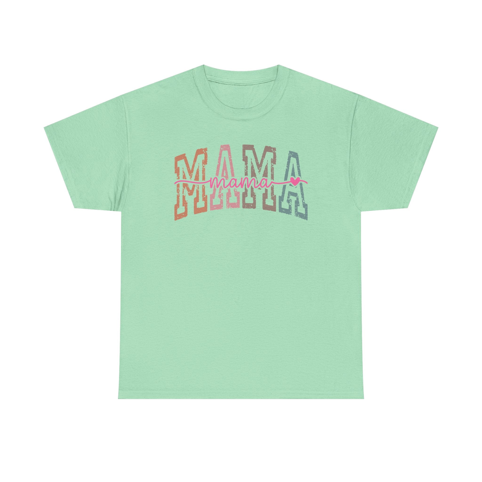 Retro Mama Graphic Tee – Vintage Style Mom Shirt – Cute Motherhood Tee