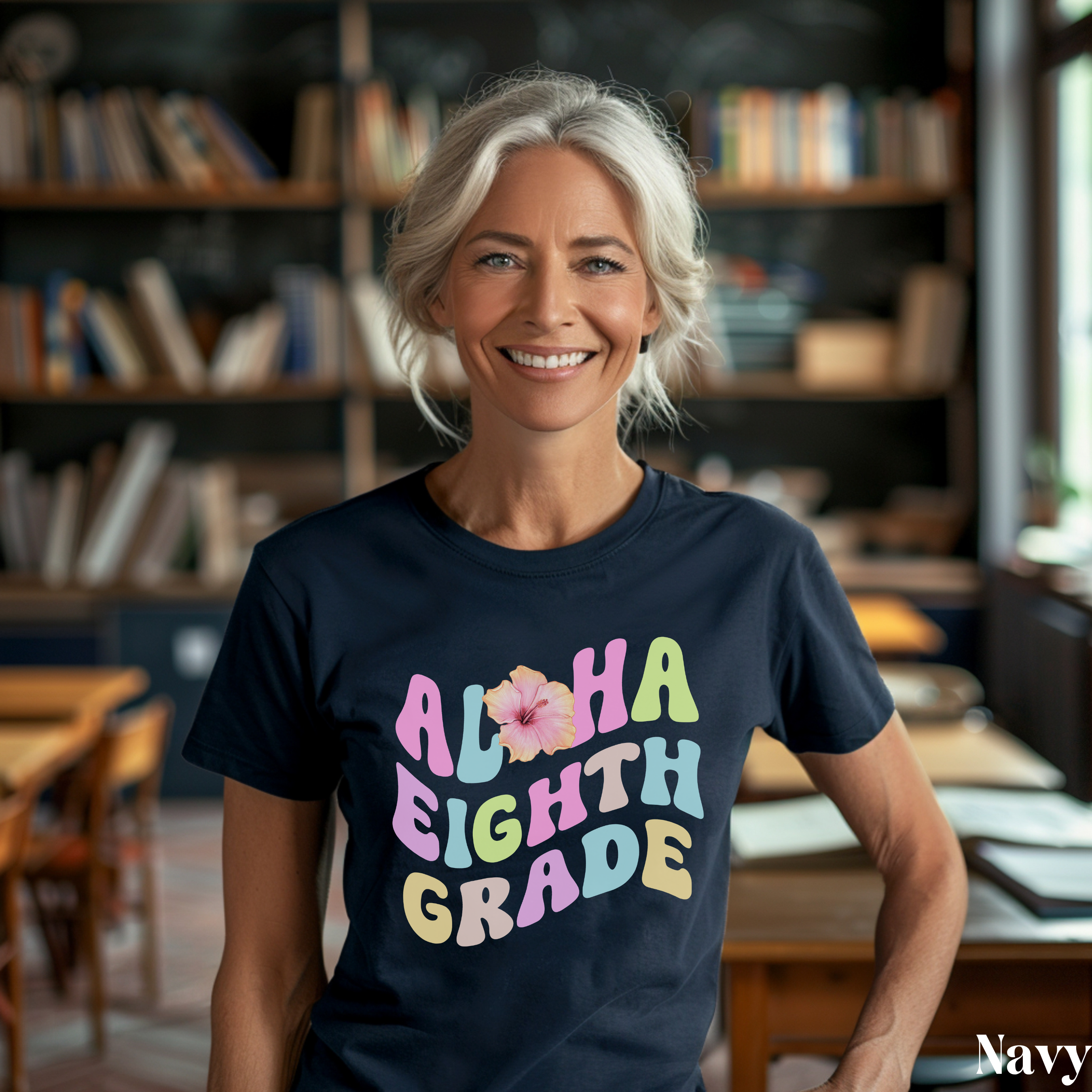Personalized Grade Teacher Shirt | Custom Teacher Tee, Summer Vibes or Back to School Shirt