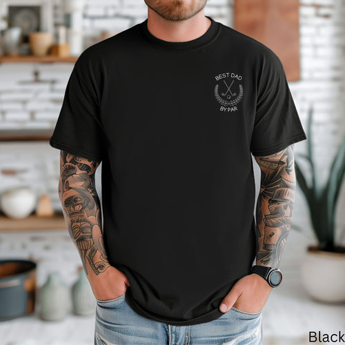 Best Dad by Par Golf T-Shirt | Funny Golf Tee for Golf Lovers
