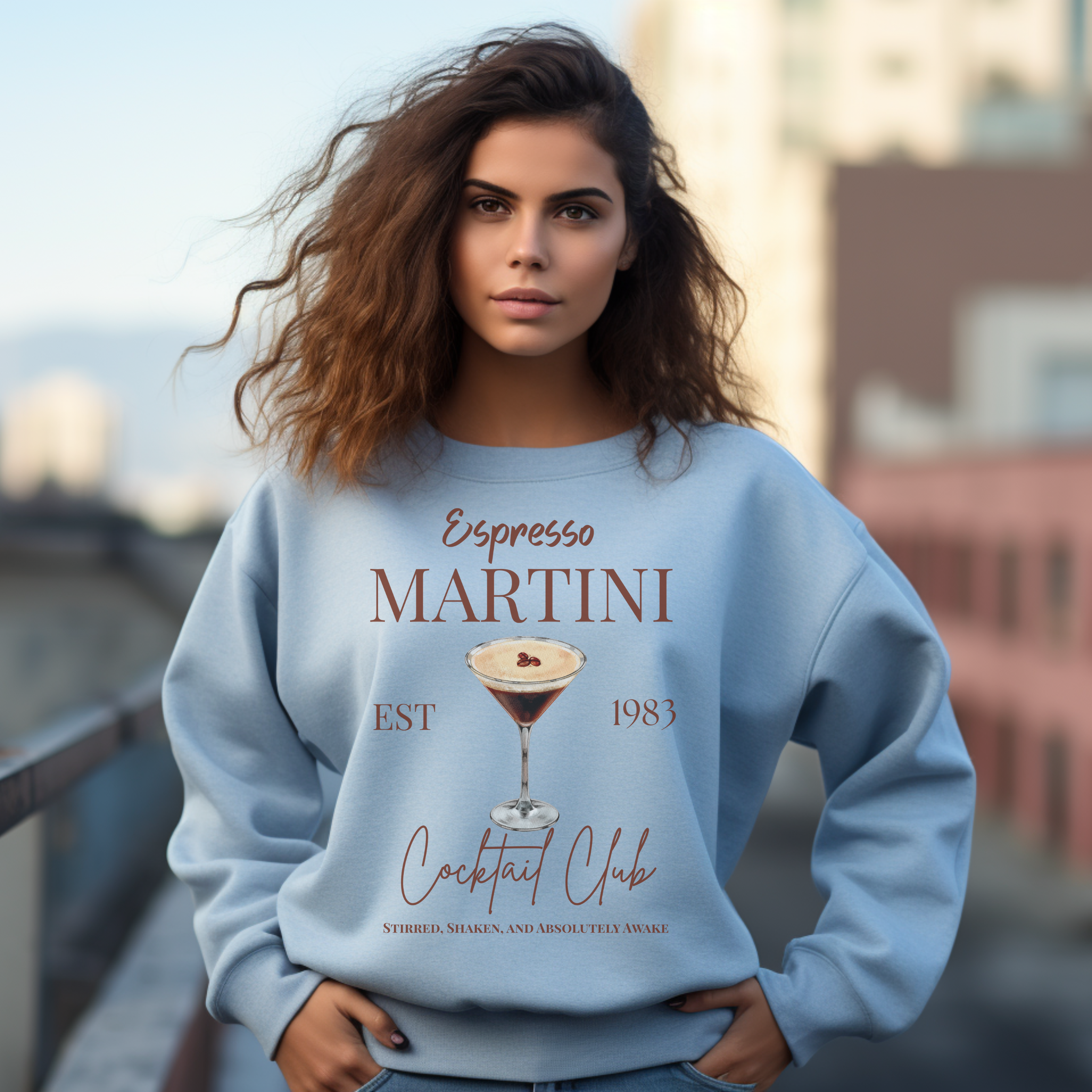 Espresso Martini Cocktail Club Sweatshirt