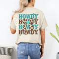 Howdy Howdy Howdy Graphic Tee | Cowhide & Turquoise Western Shirt