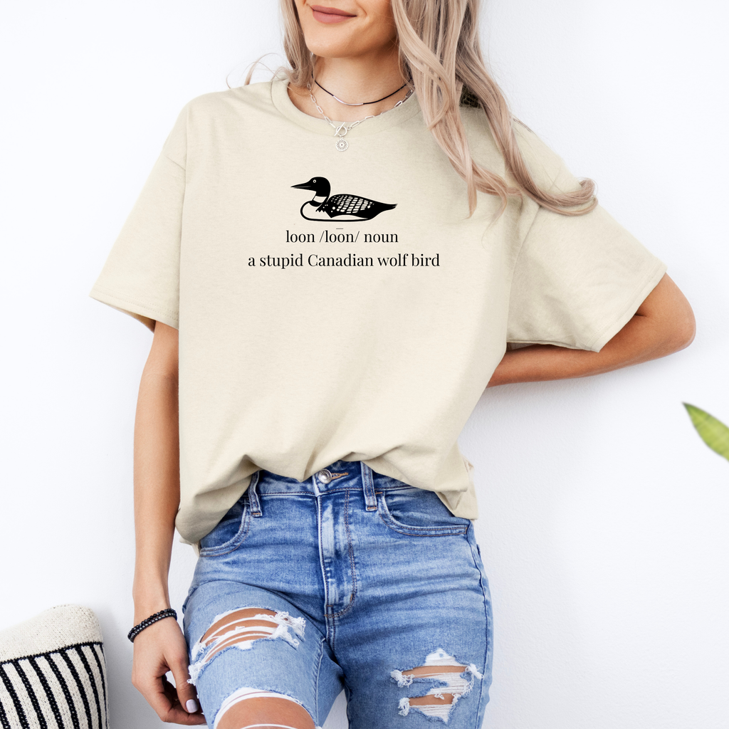 Loon Definition T-Shirt | Hockey Rivalry & Canadian Sports Humor
