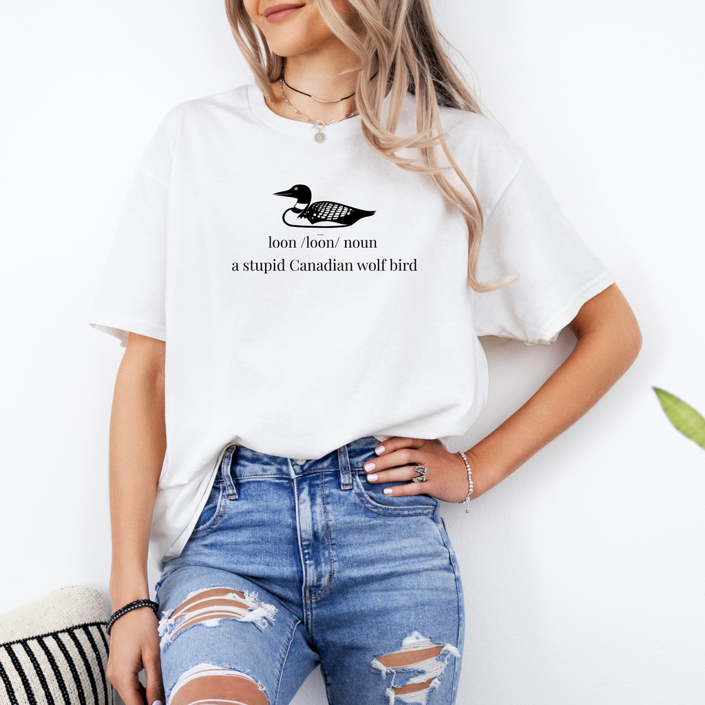 Loon Definition T-Shirt | Hockey Rivalry & Canadian Sports Humor