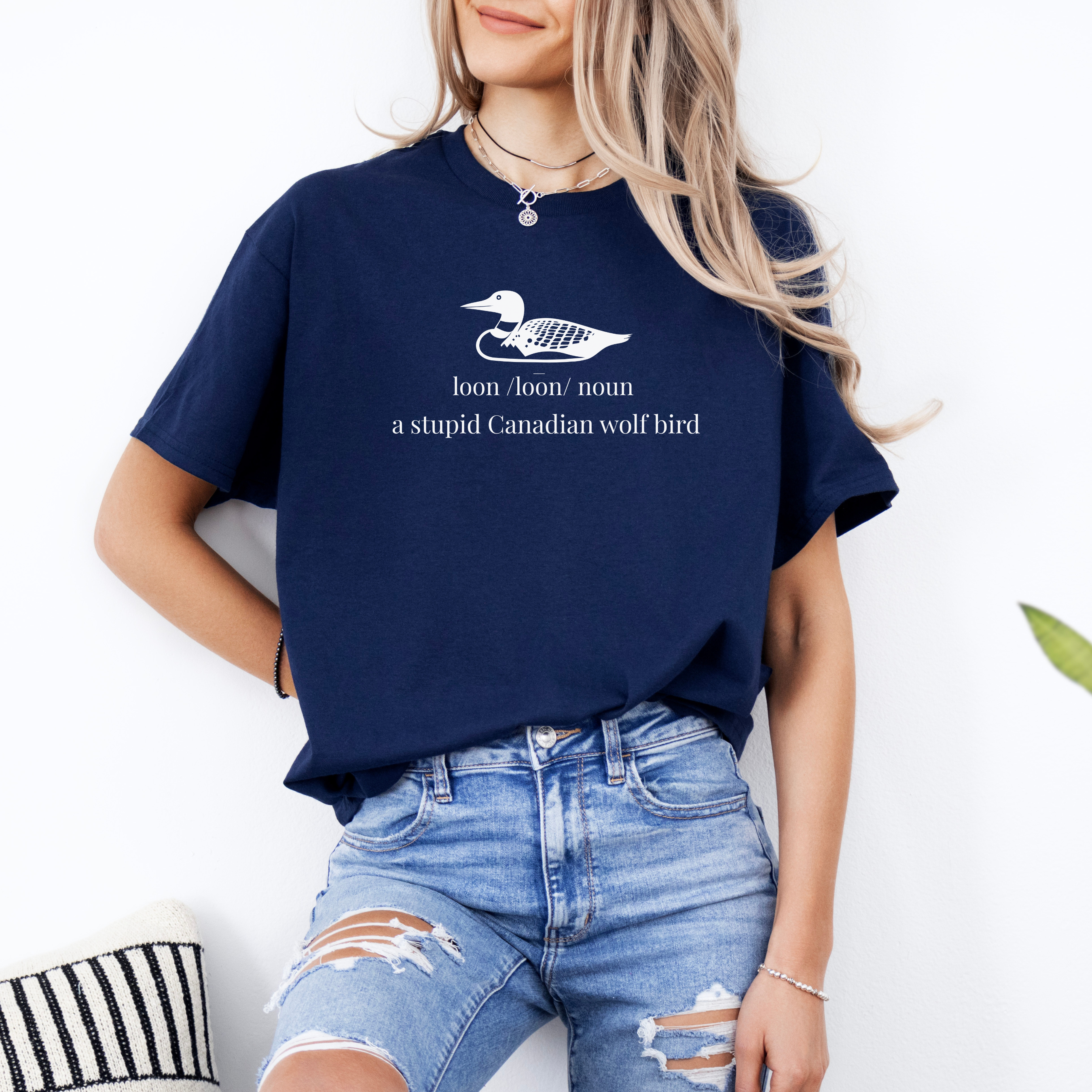 Loon Definition T-Shirt | Hockey Rivalry & Canadian Sports Humor