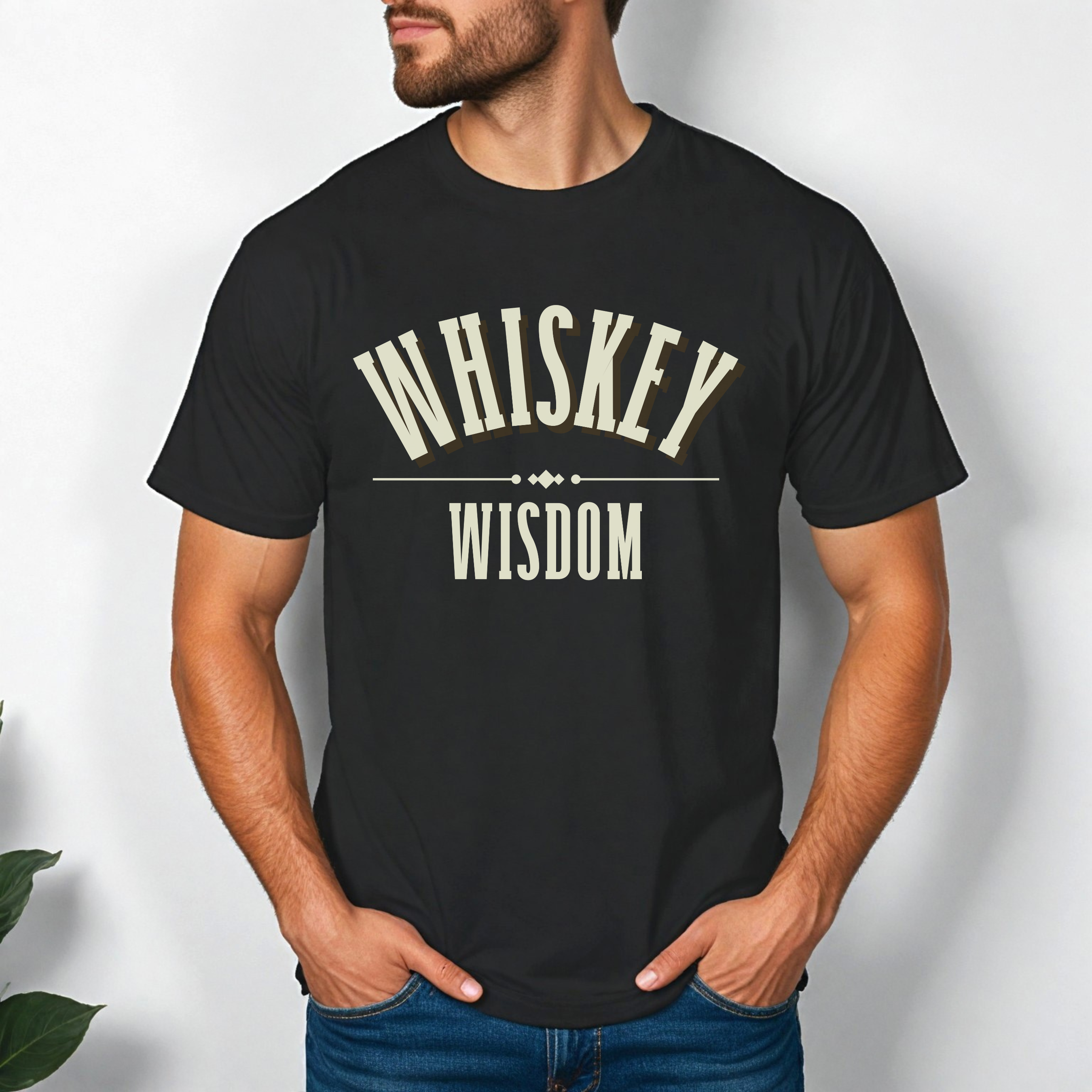 Whiskey Wisdom Graphic T-Shirt