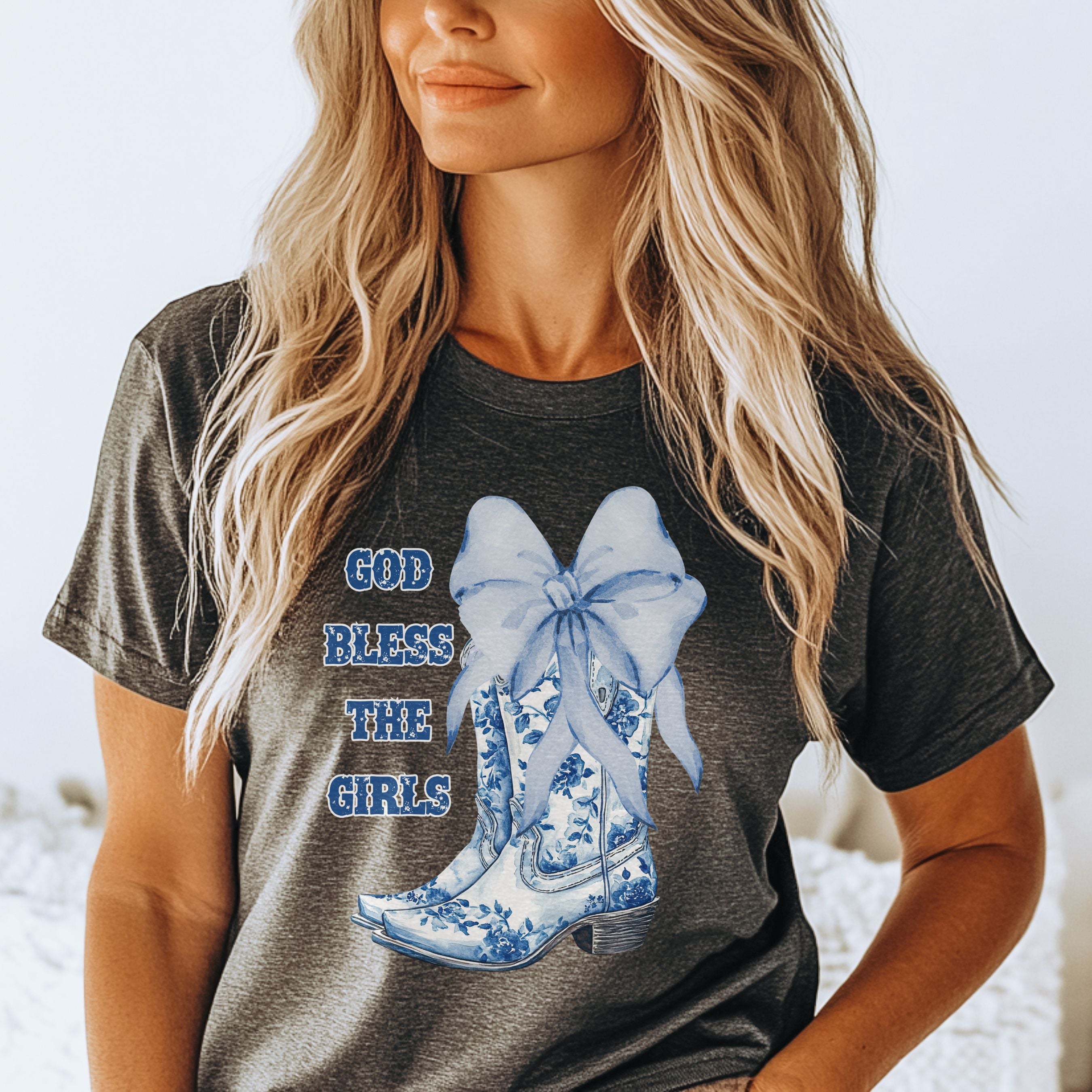 God Bless the Girls Tee | Cute Country Graphic Shirt