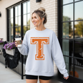 Personalized Varsity Number Sweatshirt – Custom Letters, Names & Colors