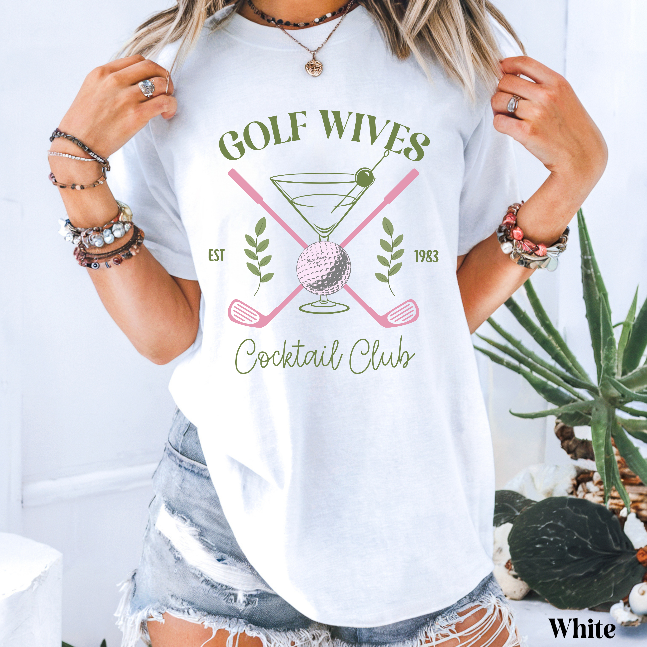 Golf Wives Cocktail Club Tee – Tournament Day Style