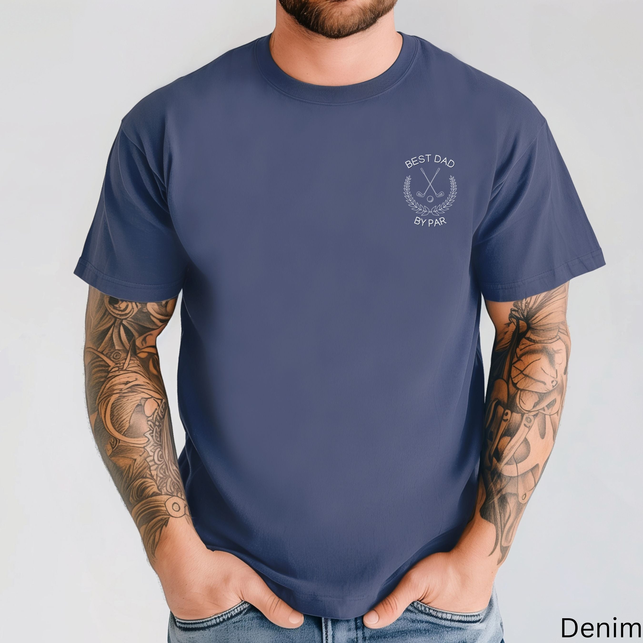 Best Dad by Par Golf T-Shirt | Funny Golf Tee for Golf Lovers