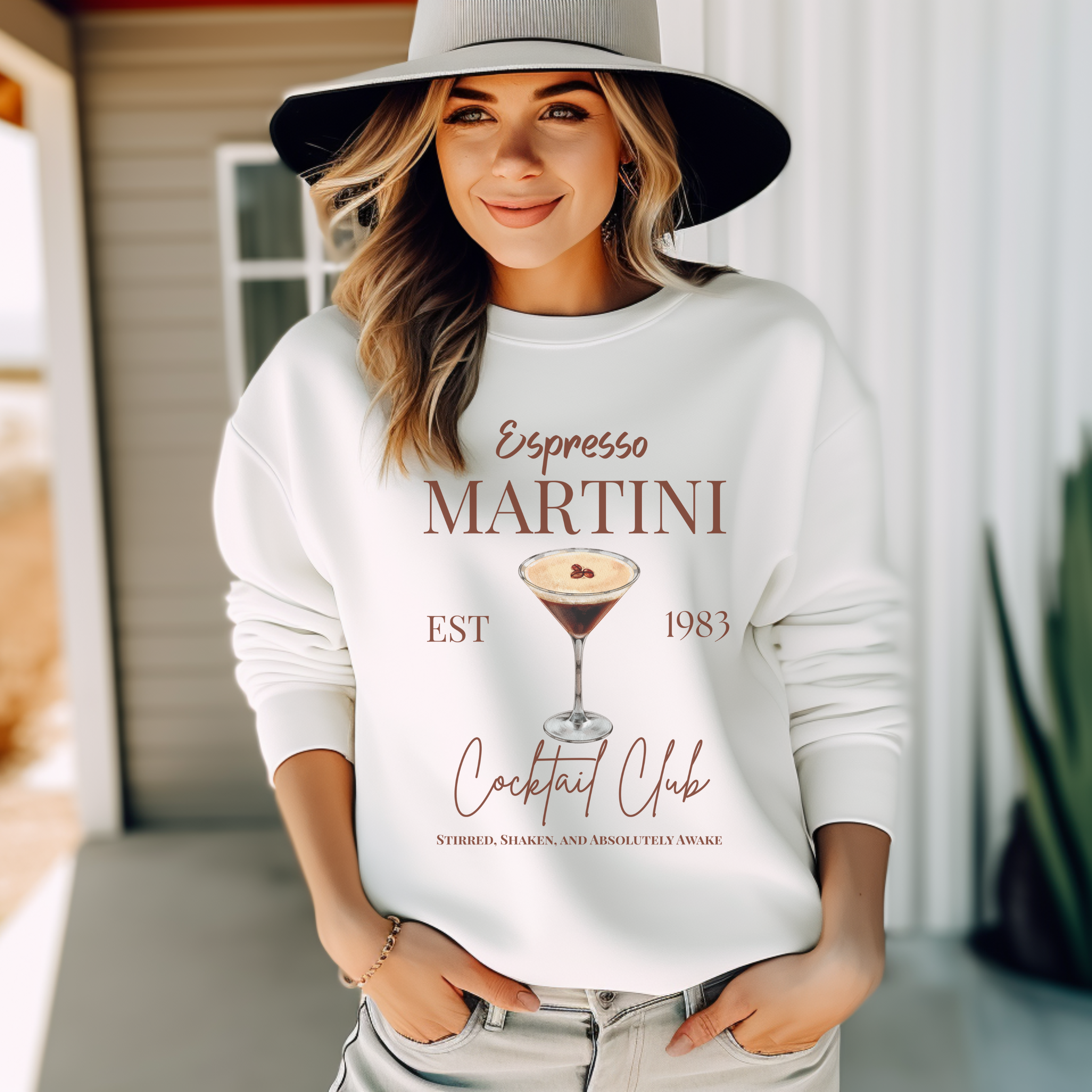 Espresso Martini Cocktail Club Sweatshirt