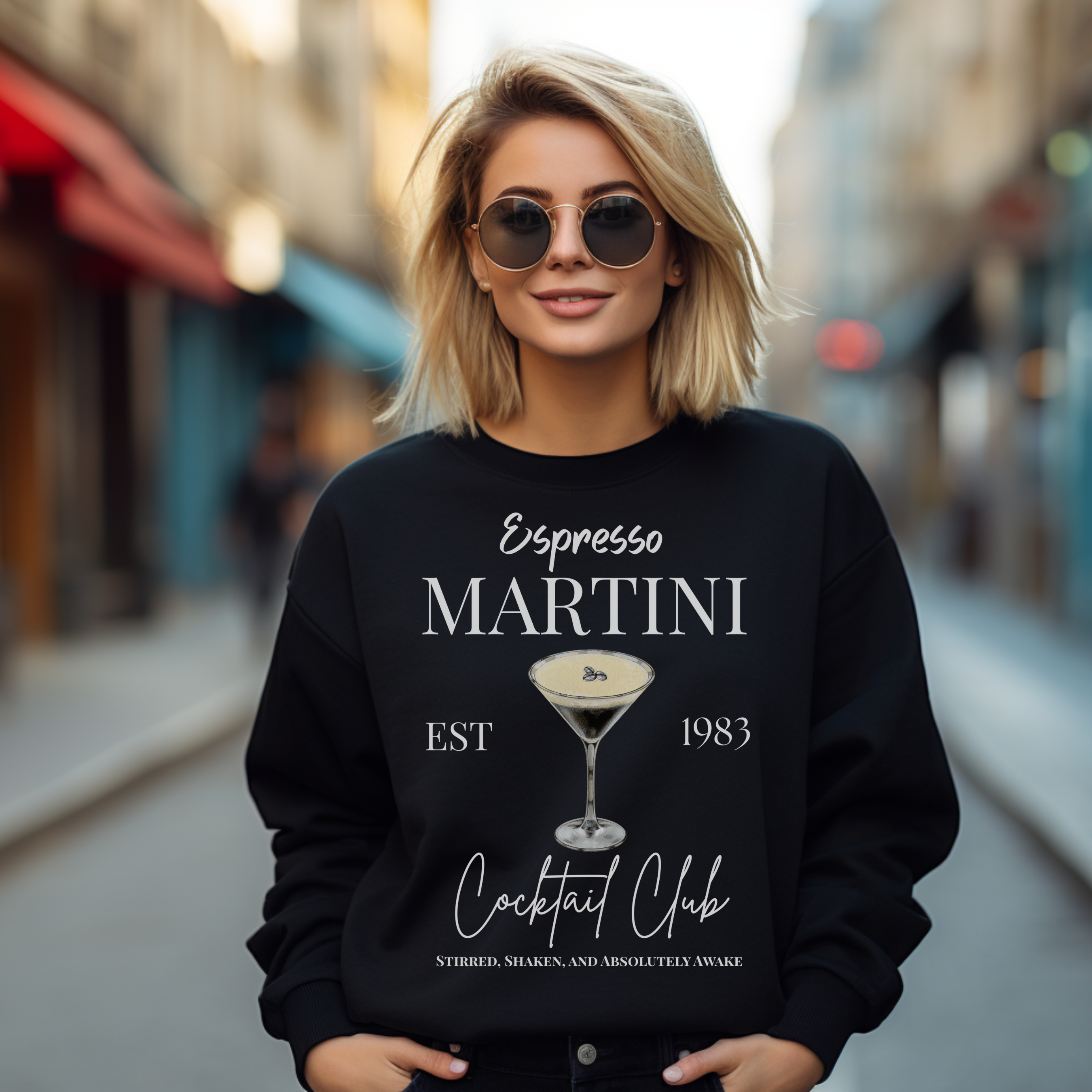 Espresso Martini Cocktail Club Sweatshirt