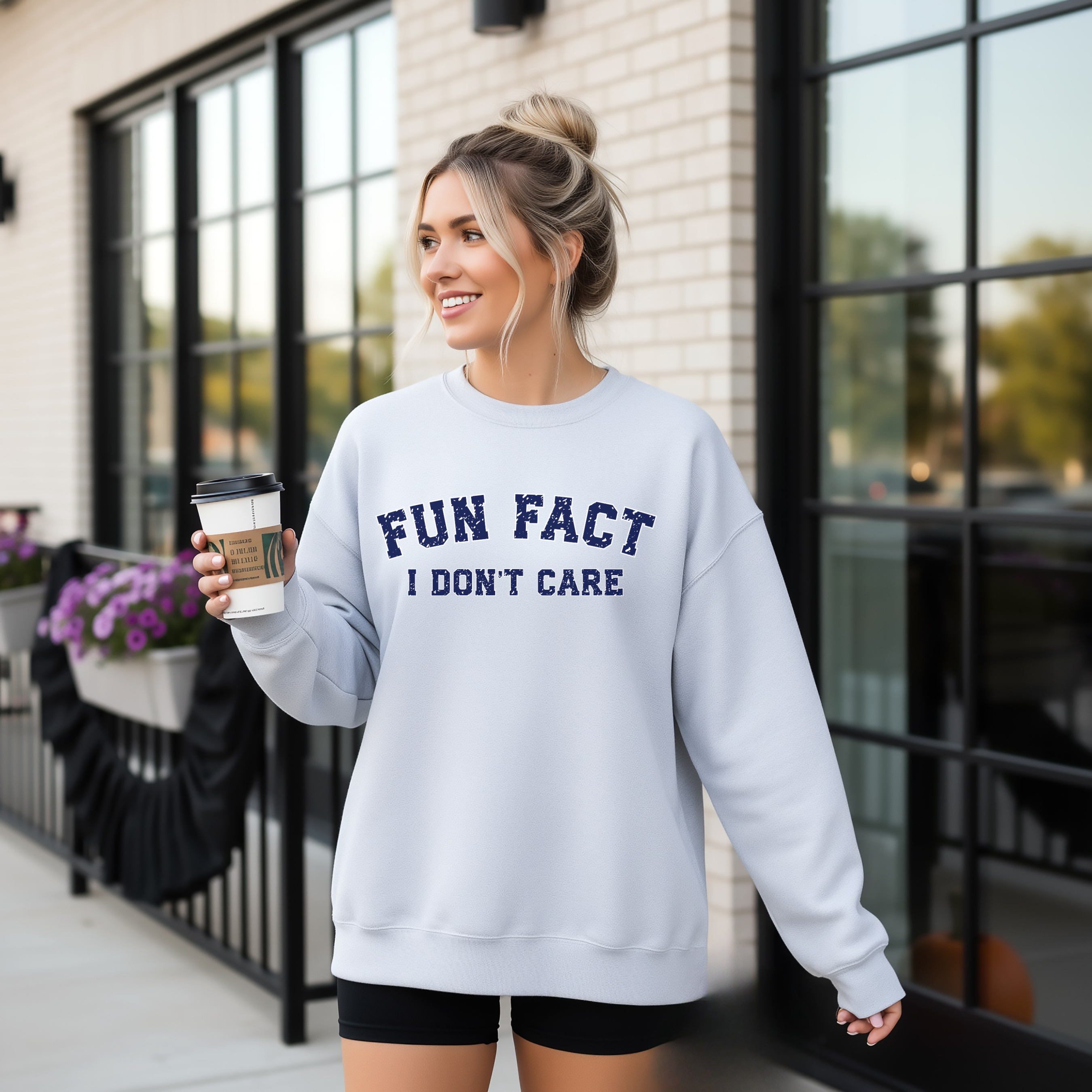 Fun Fact: I Don’t Care Sweatshirt