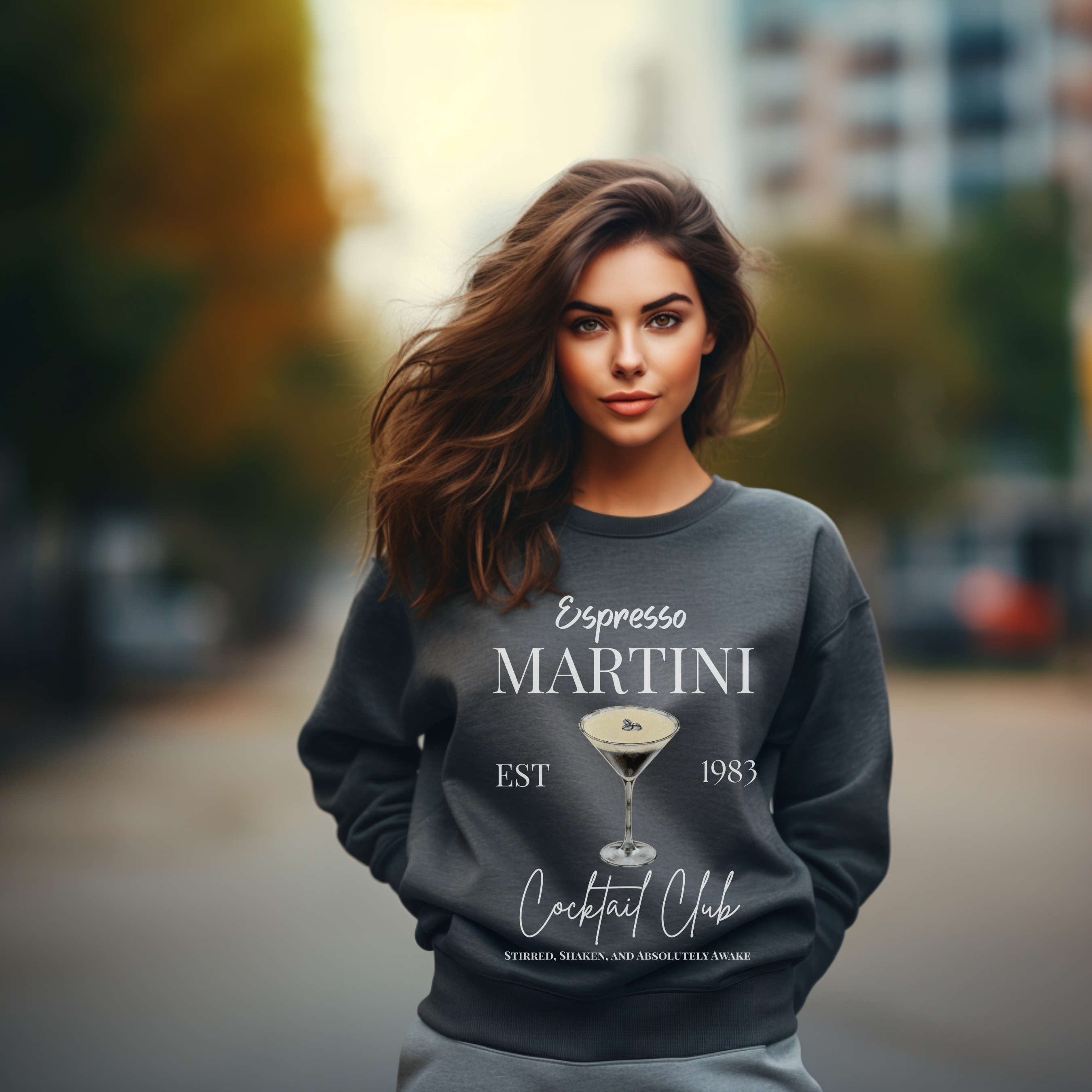 Espresso Martini Cocktail Club Sweatshirt