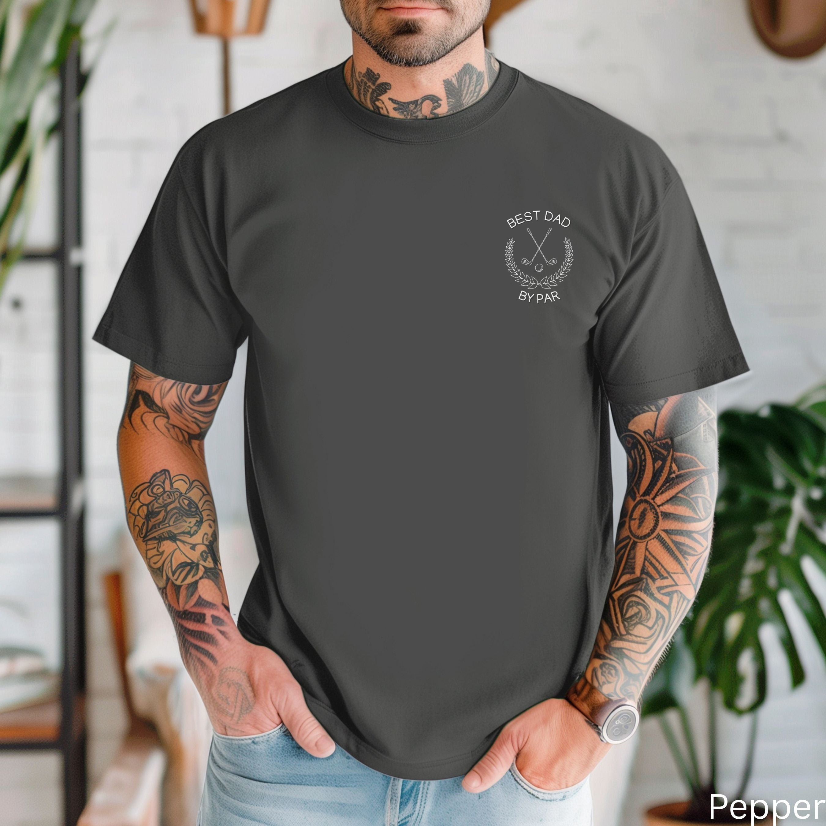 Best Dad by Par Golf T-Shirt | Funny Golf Tee for Golf Lovers