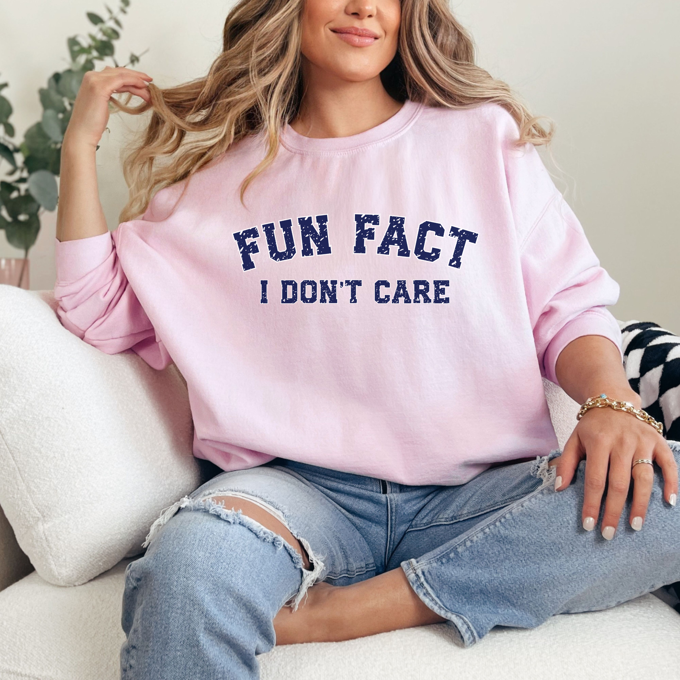 Fun Fact: I Don’t Care Sweatshirt