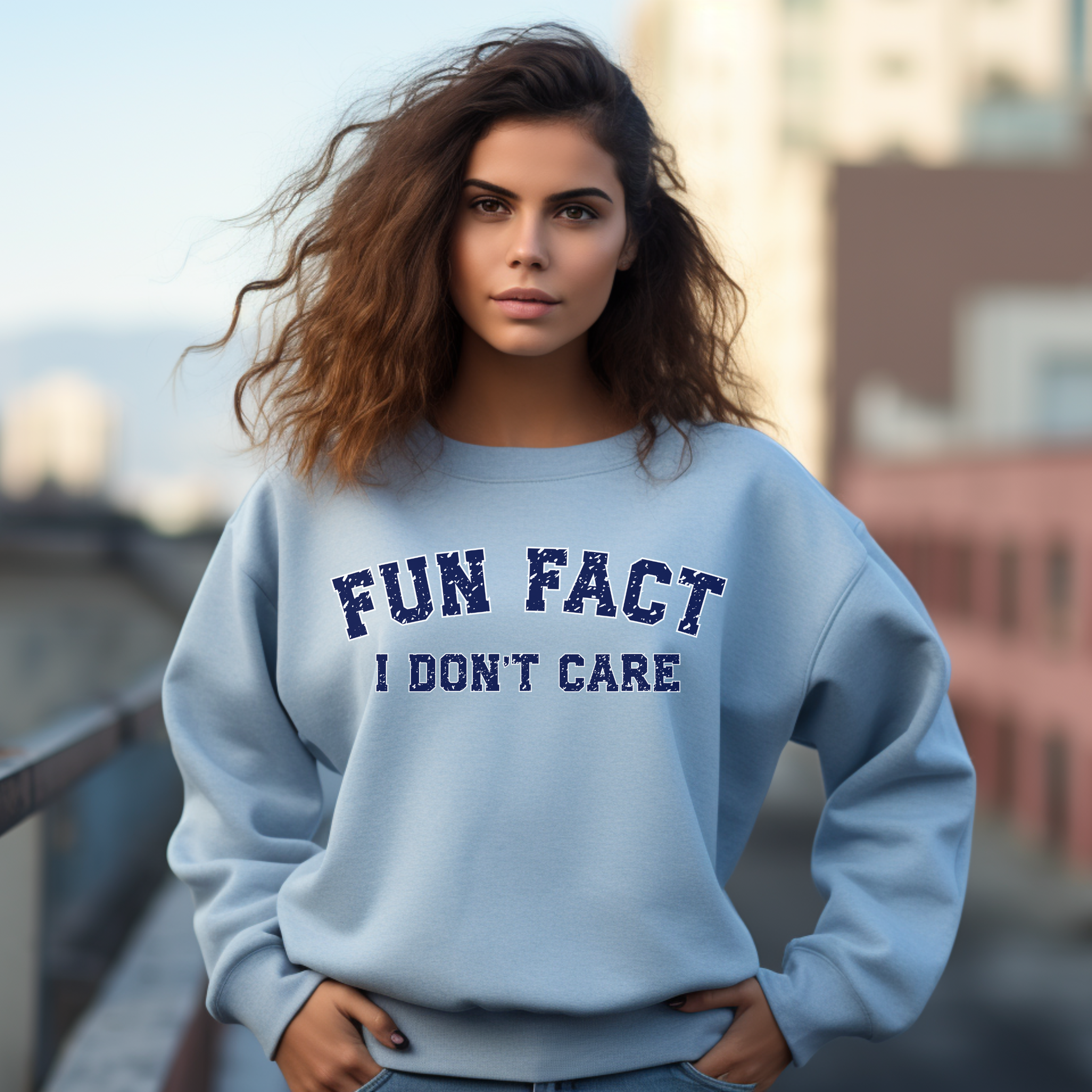 Fun Fact: I Don’t Care Sweatshirt