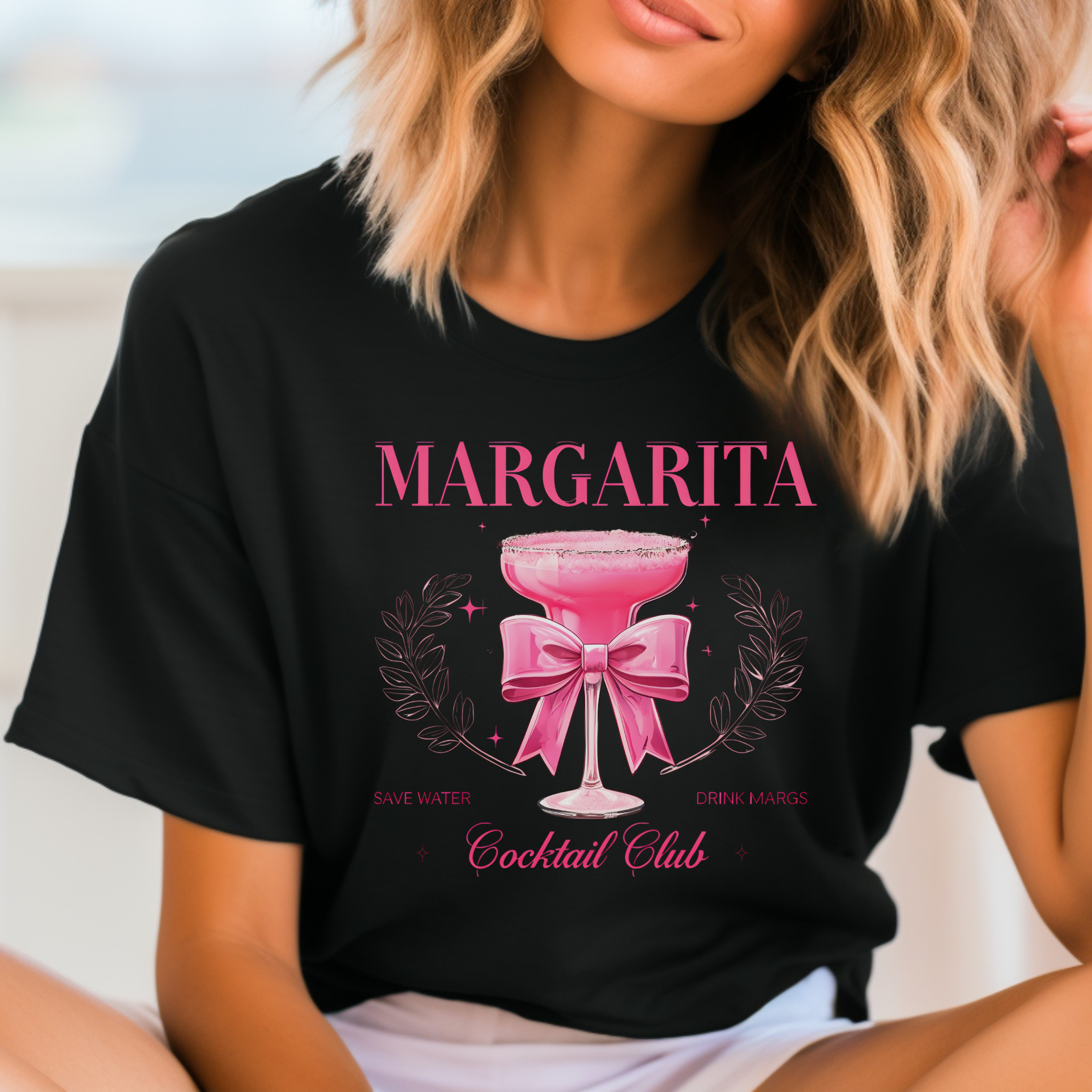 Margarita Cocktail Club Tee | Save Water Drink Margs Tee