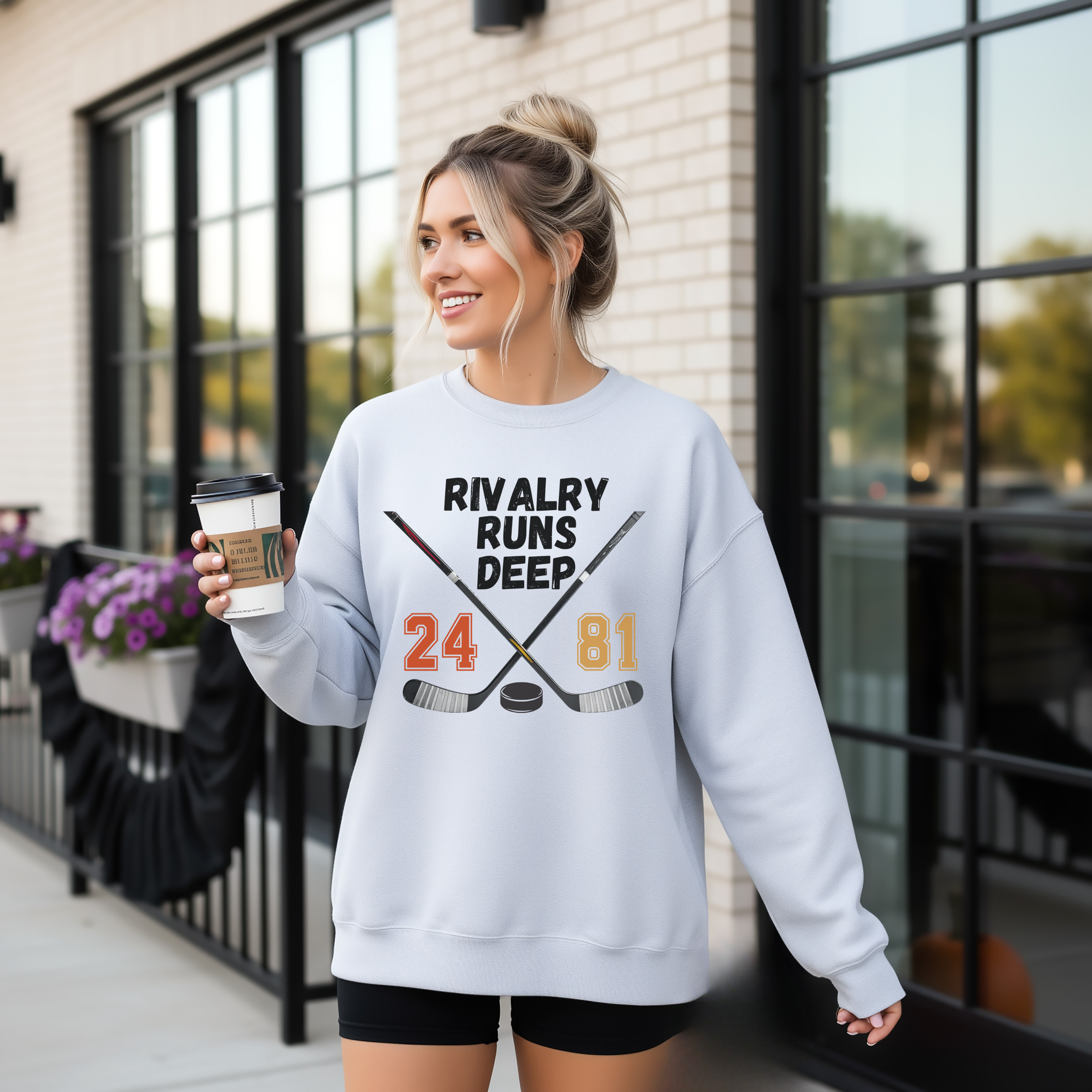 Rivalry Runs Deep Sweatshirt, Heated Sports Rivalry Crewneck, Game Day Statement Pullover