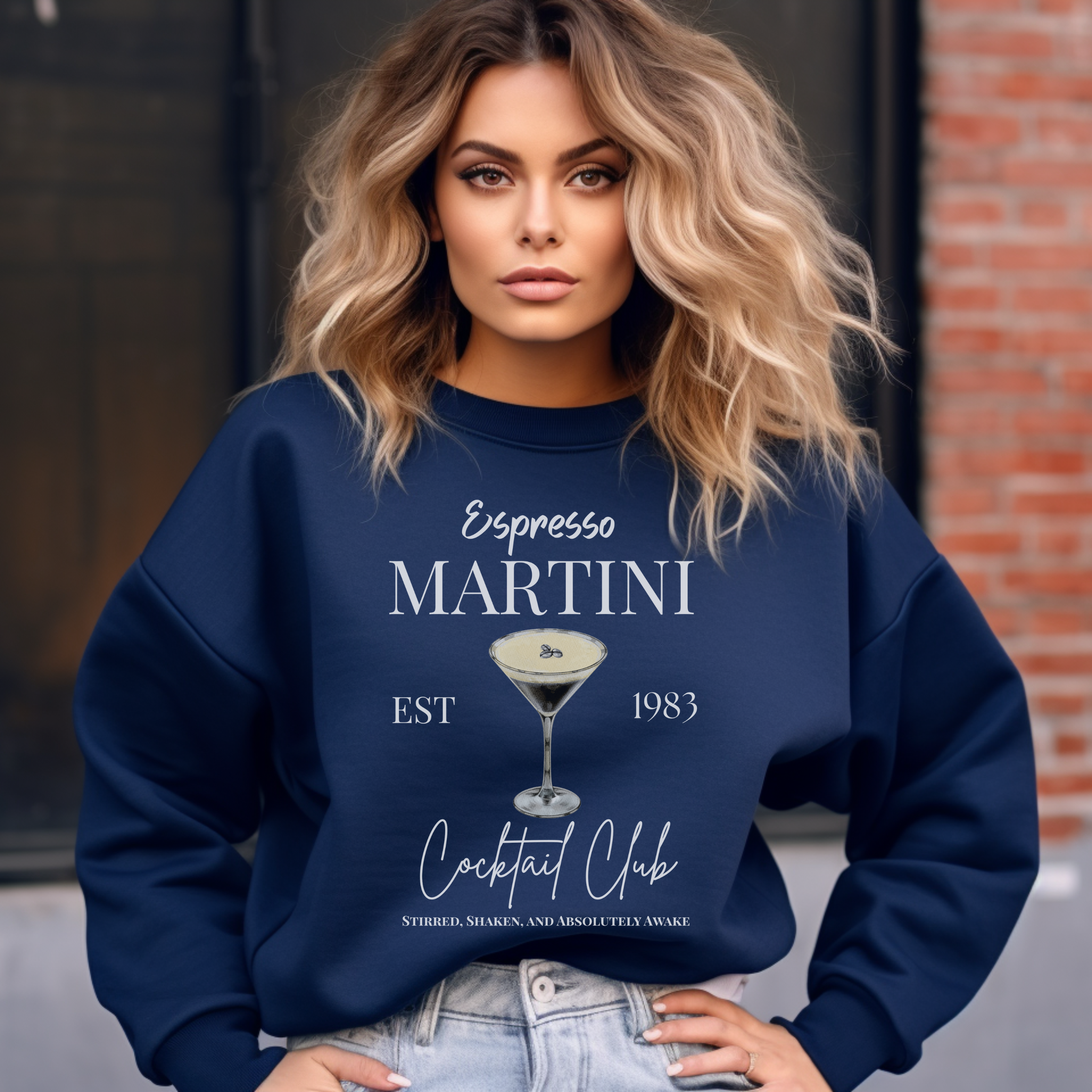 Espresso Martini Cocktail Club Sweatshirt