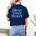 Bless Your Heart T-Shirt | Blue Chinoiserie Southern Saying
