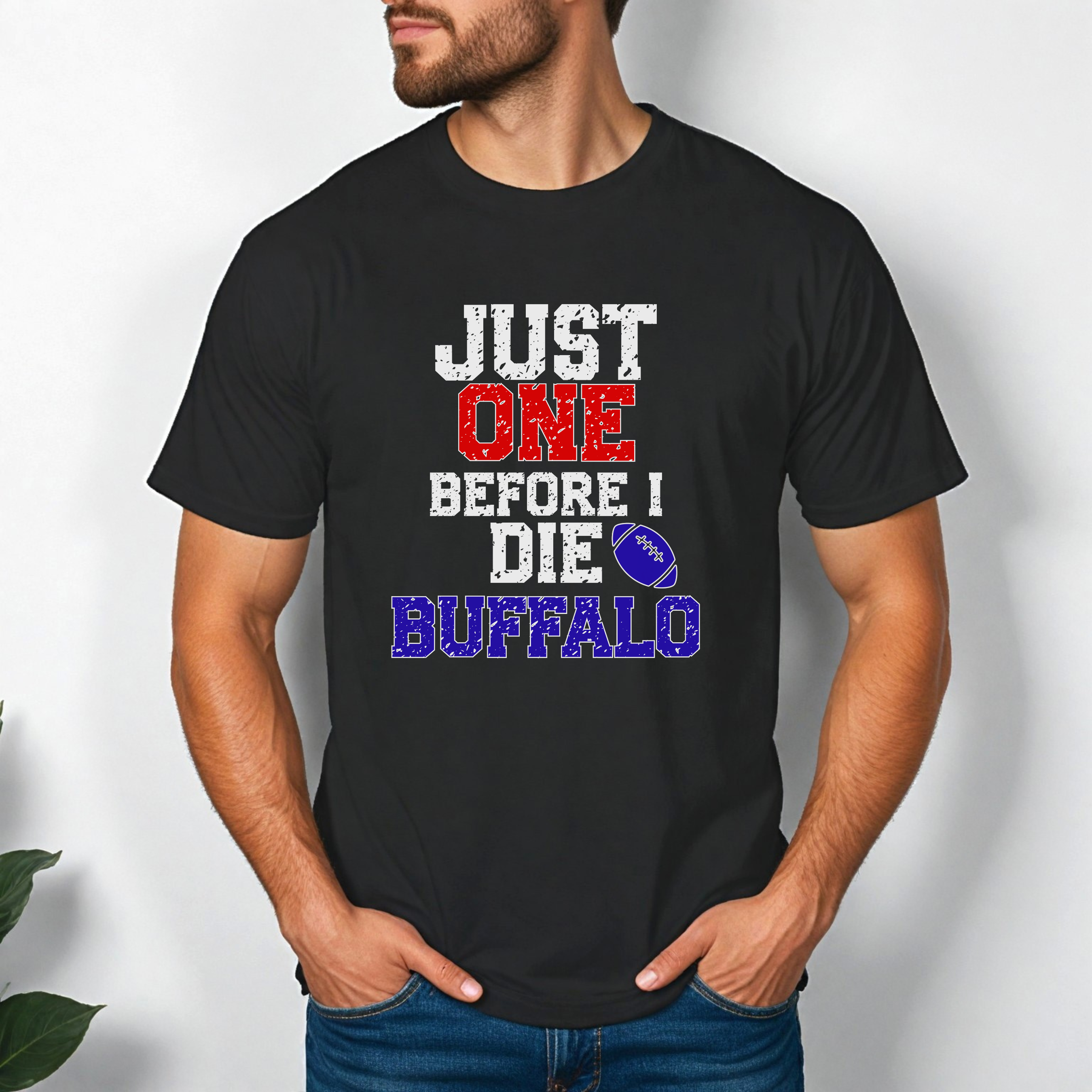 Just One Before I Die Shirt, Buffalo Football Fans, Game Day Tee, Diehard Fan Apparel