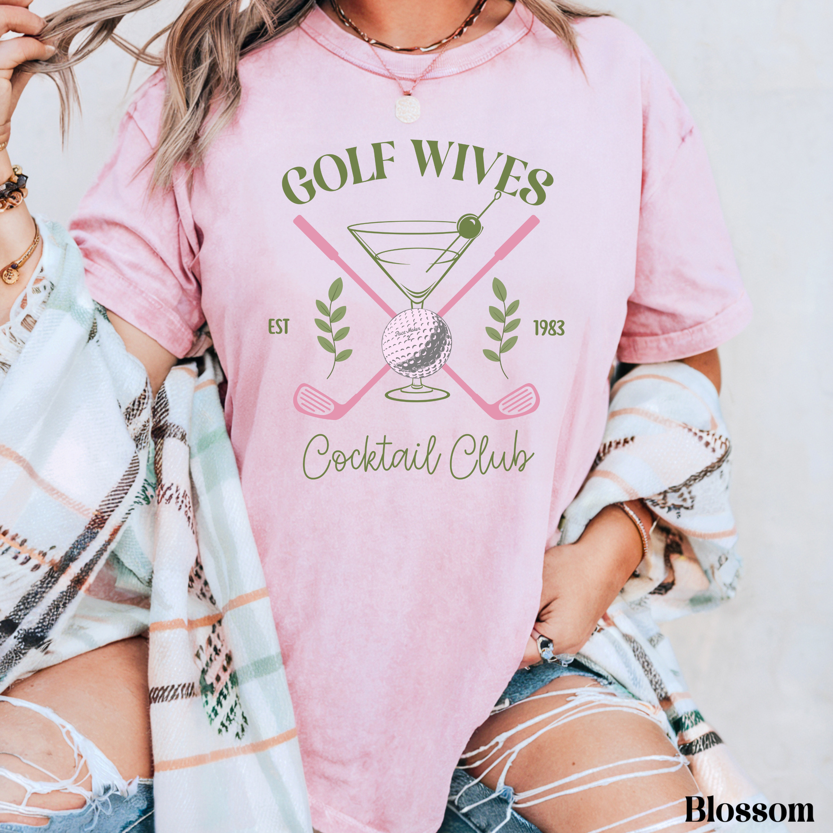 Golf Wives Cocktail Club Tee – Tournament Day Style