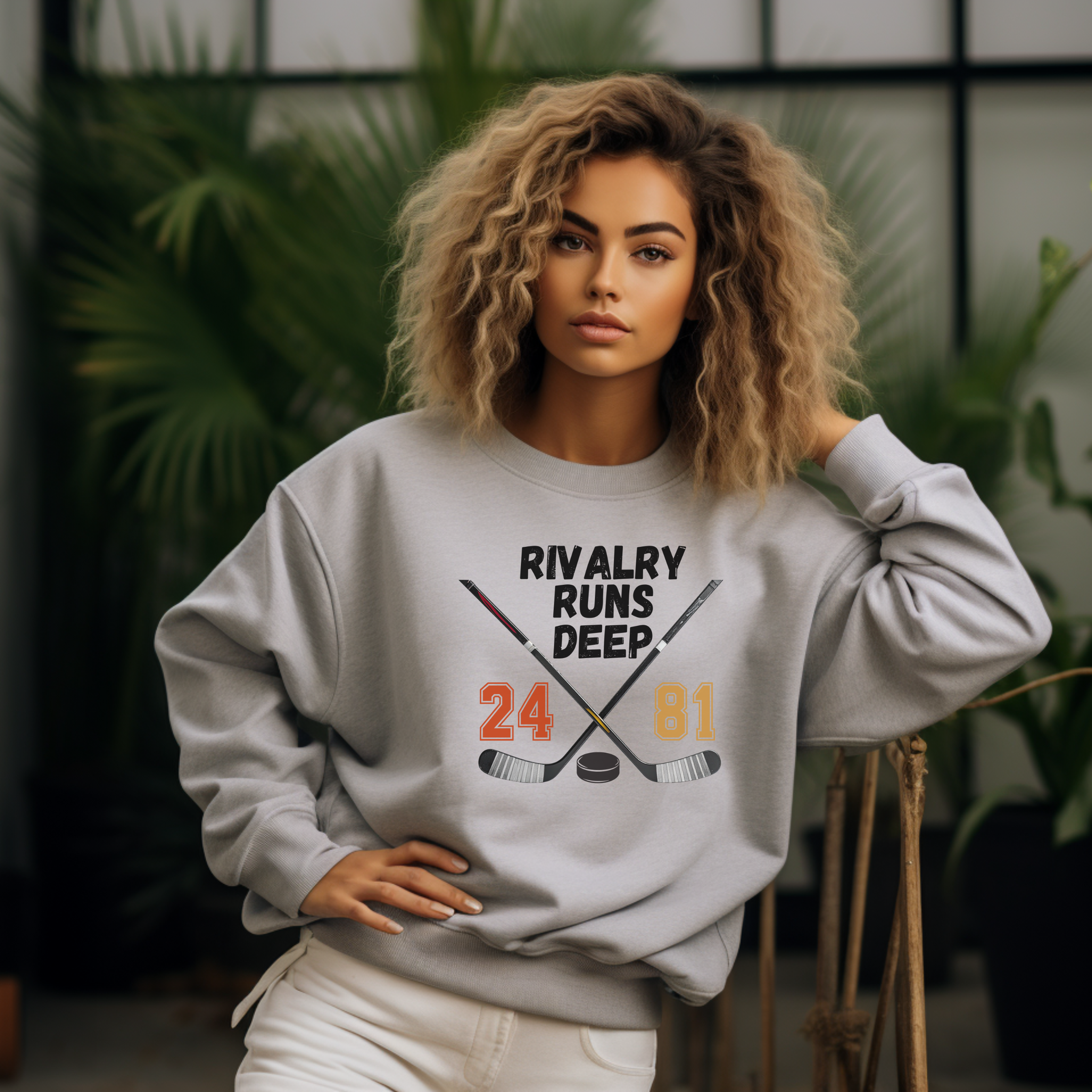Rivalry Runs Deep Sweatshirt, Heated Sports Rivalry Crewneck, Game Day Statement Pullover