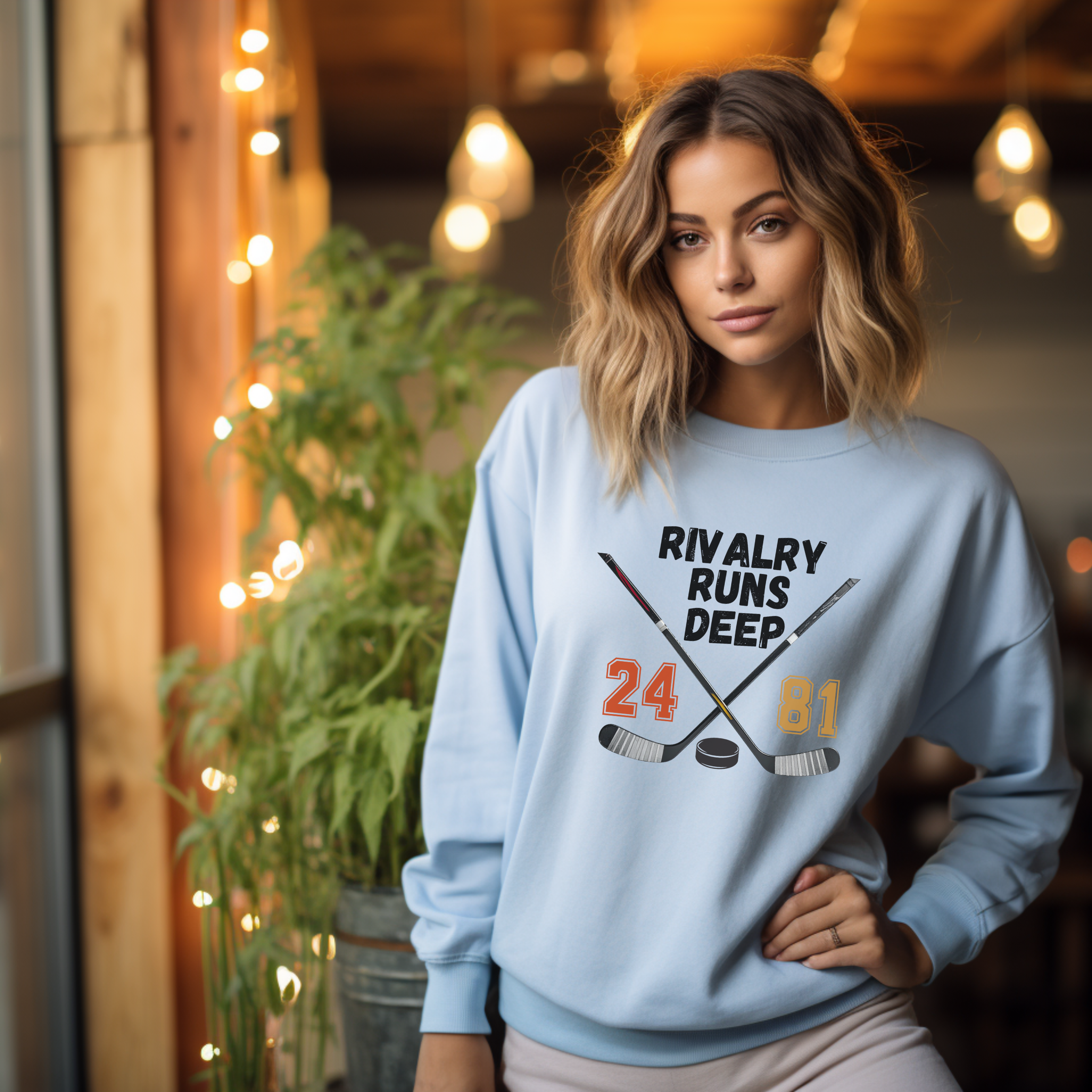 Rivalry Runs Deep Sweatshirt, Heated Sports Rivalry Crewneck, Game Day Statement Pullover